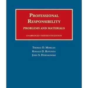 Professional Responsibility 13th Edition textbook